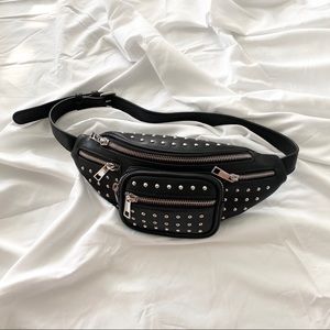 Studded fanny pack
